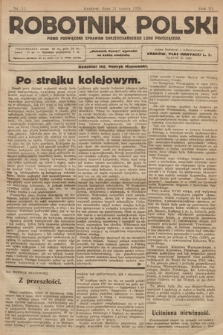 Robotnik Polski : pismo poświęcone sprawom chrześcijańskiego ludu pracującego. R. 3, 1920, nr 11