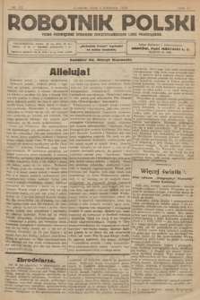 Robotnik Polski : pismo poświęcone sprawom chrześcijańskiego ludu pracującego. R. 3, 1920, nr 13