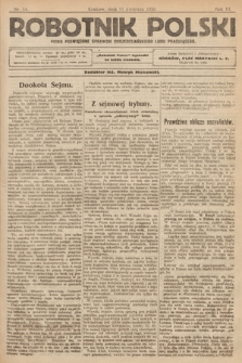 Robotnik Polski : pismo poświęcone sprawom chrześcijańskiego ludu pracującego. R. 3, 1920, nr 14