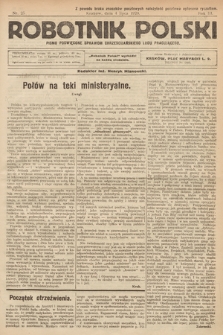 Robotnik Polski : pismo poświęcone sprawom chrześcijańskiego ludu pracującego. R. 3, 1920, nr 25