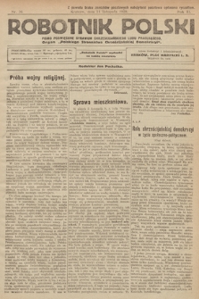 Robotnik Polski : pismo poświęcone sprawom chrześcijańskiego ludu pracującego. R. 3, 1920, nr 36