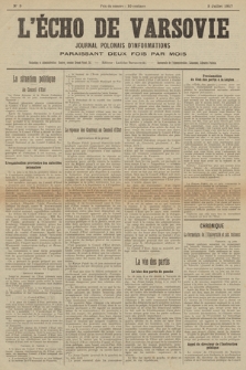L'Écho de Varsovie : journal polonais d'informations. 1917, nr 3