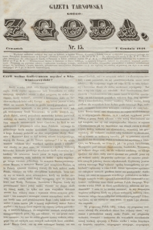 Gazeta Tarnowska - Godło: Zgoda. 1848, nr 15