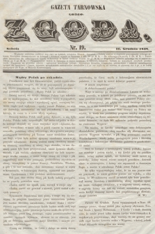 Gazeta Tarnowska - Godło: Zgoda. 1848, nr 19