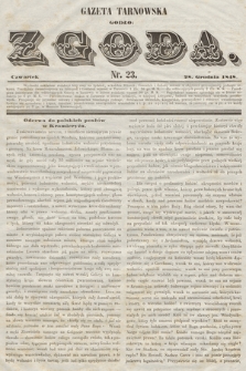 Gazeta Tarnowska - Godło: Zgoda. 1848, nr 23