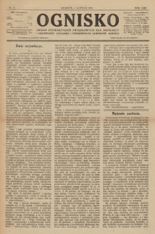 Ognisko : czasopismo dla spraw drukarskich i pokrewnych zawodów. R. 22. 1918, nr 3