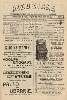 Niedziela : tygodnik ilustrowany dla ludu polskiego w Ameryce. 1893, nr 50