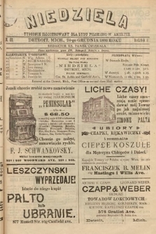 Niedziela : tygodnik ilustrowany dla ludu polskiego w Ameryce. 1893, nr 52