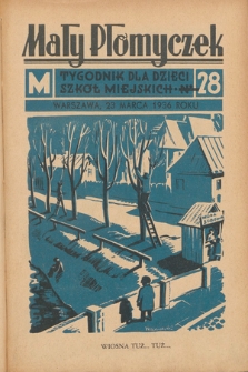 Mały Płomyczek : tygodnik dla dzieci szkół miejskich. 1935-1936, nr 28