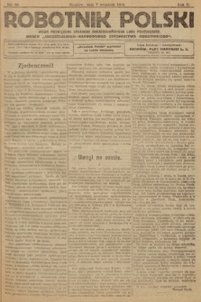 Robotnik Polski : pismo poświęcone sprawom chrześcijańskiego ludu pracującego. R. 2, 1919, nr 33