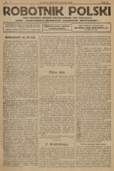 Robotnik Polski : pismo poświęcone sprawom chrześcijańskiego ludu pracującego. R. 2, 1919, nr 36