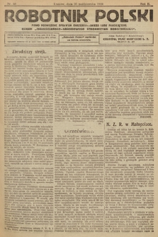Robotnik Polski : pismo poświęcone sprawom chrześcijańskiego ludu pracującego. R. 2, 1919, nr 40