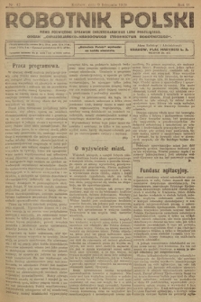 Robotnik Polski : pismo poświęcone sprawom chrześcijańskiego ludu pracującego. R. 2, 1919, nr 42