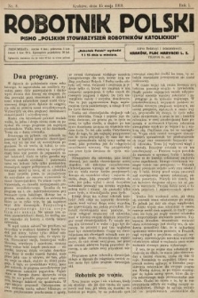 Robotnik Polski : pismo „Polskich Stowarzyszeń Robotników Katolickich”. R. 1, 1918, nr 8