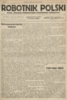 Robotnik Polski : pismo „Polskich Stowarzyszeń Robotników Katolickich”. R. 1, 1918, nr 9