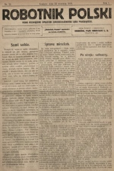 Robotnik Polski : pismo poświęcone sprawom chrześcijańskiego ludu pracującego. R. 1, 1918, nr 23