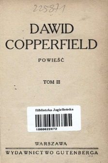 Dawid Copperfield. T. 3-4