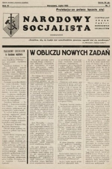 Narodowy Socjalista : miesięcznik Centralny organ Partii Narodowych Socjalistów. 1935, nr 7