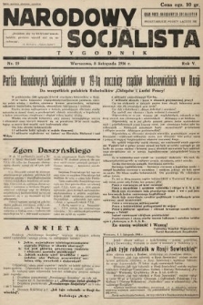 Narodowy Socjalista : tygodnik. 1936, nr 13