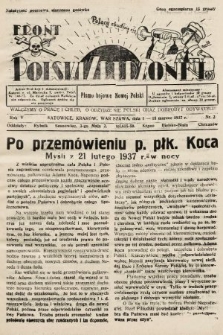Front Polski Zbudzonej : pismo bojowe nowej Polski. 1937, nr 2