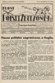 Front Polski Zbudzonej : pismo bojowe nowej Polski. 1937, nr 14