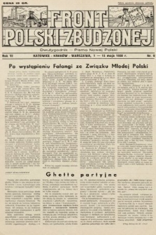 Front Polski Zbudzonej : dwutygodnik - pismo nowej Polski. 1938, nr 9