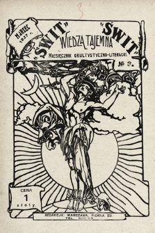 Świt : wiedza tajemna : miesięcznik okultystyczno-literacki. 1927, nr 3