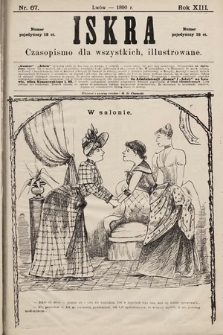 Iskra : czasopismo dla wszystkich, illustrowane. 1890, nr 67