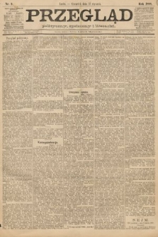 Przegląd polityczny, społeczny i literacki. 1888, nr 9