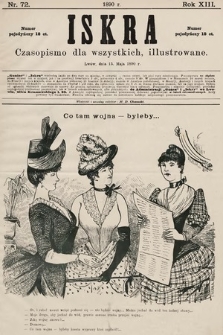Iskra : czasopismo dla wszystkich, illustrowane. 1890, nr 72