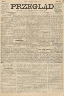 Przegląd polityczny, społeczny i literacki. 1888, nr 24
