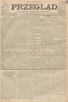 Przegląd polityczny, społeczny i literacki. 1888, nr 26