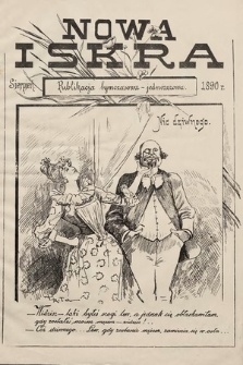 Nowa Iskra : publikacja tymczasowa-jednorazowa. 1890, sierpień