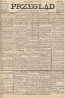 Przegląd polityczny, społeczny i literacki. 1888, nr 289