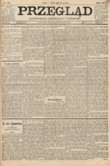 Przegląd polityczny, społeczny i literacki. 1888, nr 291