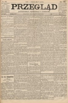 Przegląd polityczny, społeczny i literacki. 1888, nr 292
