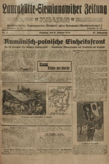 Laurahütte-Siemianowitzer Zeitung : enzige älteste und gelesenste Zeitung von Laurahütte-Siemianowitz mit wöchentlicher Unterhaitungsbeilage. 1929, nr 3