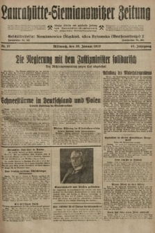 Laurahütte-Siemianowitzer Zeitung : enzige älteste und gelesenste Zeitung von Laurahütte-Siemianowitz mit wöchentlicher Unterhaitungsbeilage. 1929, nr 17