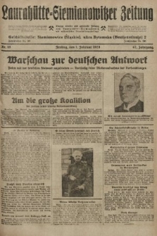 Laurahütte-Siemianowitzer Zeitung : enzige älteste und gelesenste Zeitung von Laurahütte-Siemianowitz mit wöchentlicher Unterhaitungsbeilage. 1929, nr 18