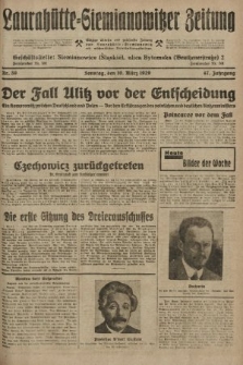 Laurahütte-Siemianowitzer Zeitung : enzige älteste und gelesenste Zeitung von Laurahütte-Siemianowitz mit wöchentlicher Unterhaitungsbeilage. 1929, nr 39