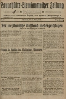 Laurahütte-Siemianowitzer Zeitung : enzige älteste und gelesenste Zeitung von Laurahütte-Siemianowitz mit wöchentlicher Unterhaitungsbeilage. 1929, nr 41