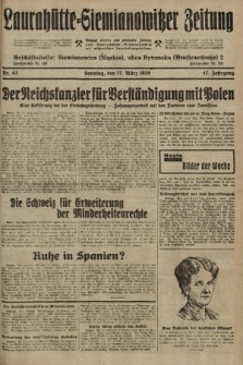 Laurahütte-Siemianowitzer Zeitung : enzige älteste und gelesenste Zeitung von Laurahütte-Siemianowitz mit wöchentlicher Unterhaitungsbeilage. 1929, nr 43