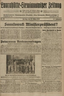 Laurahütte-Siemianowitzer Zeitung : enzige älteste und gelesenste Zeitung von Laurahütte-Siemianowitz mit wöchentlicher Unterhaitungsbeilage. 1929, nr 50