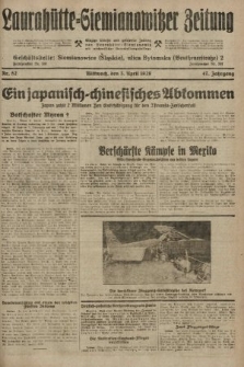 Laurahütte-Siemianowitzer Zeitung : enzige älteste und gelesenste Zeitung von Laurahütte-Siemianowitz mit wöchentlicher Unterhaitungsbeilage. 1929, nr 52