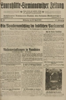 Laurahütte-Siemianowitzer Zeitung : enzige älteste und gelesenste Zeitung von Laurahütte-Siemianowitz mit wöchentlicher Unterhaitungsbeilage. 1929, nr 56