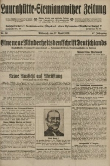 Laurahütte-Siemianowitzer Zeitung : enzige älteste und gelesenste Zeitung von Laurahütte-Siemianowitz mit wöchentlicher Unterhaitungsbeilage. 1929, nr 60