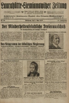 Laurahütte-Siemianowitzer Zeitung : enzige älteste und gelesenste Zeitung von Laurahütte-Siemianowitz mit wöchentlicher Unterhaitungsbeilage. 1929, nr 68