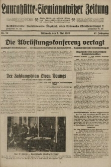 Laurahütte-Siemianowitzer Zeitung : enzige älteste und gelesenste Zeitung von Laurahütte-Siemianowitz mit wöchentlicher Unterhaitungsbeilage. 1929, nr 72