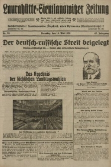 Laurahütte-Siemianowitzer Zeitung : enzige älteste und gelesenste Zeitung von Laurahütte-Siemianowitz mit wöchentlicher Unterhaitungsbeilage. 1929, nr 75