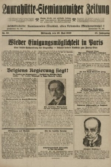 Laurahütte-Siemianowitzer Zeitung : enzige älteste und gelesenste Zeitung von Laurahütte-Siemianowitz mit wöchentlicher Unterhaitungsbeilage. 1929, nr 83